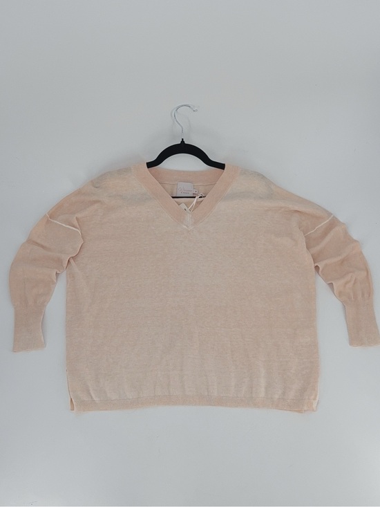 Whisper Sweaters - Whisper by Brodie Ivy ink V-Neck Women's Sweater size M NWT